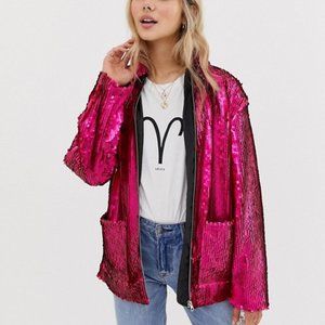 ASOS DESIGN Sequin Jacket
